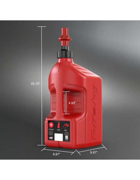 Bidon d'essence TUFF JUG vert forêt avec bouchon Ripper 5G/20L