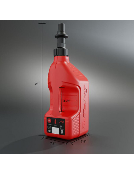 Bidon d'essence TUFF JUG vert forêt avec bouchon Ripper 2.5G/10L