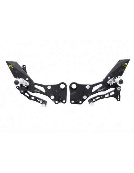 Commande reculées réglables/repliables LIGHTECH sélection standard et inversée KTM RC125