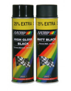 Peinture MOTIP Noir mat - Spray 500 ml