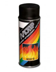 Peinture haute température MOTIP Noir - spray 400 ml