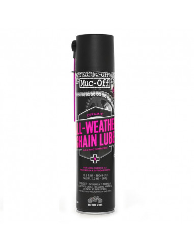 Lubrifiant chaîne MUC-OFF All Weather Chain Lube - spray 400ml