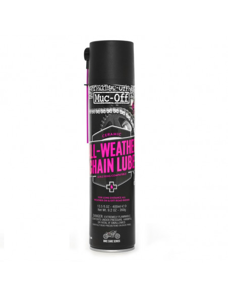 Lubrifiant chaîne MUC-OFF All Weather Chain Lube - spray 400ml