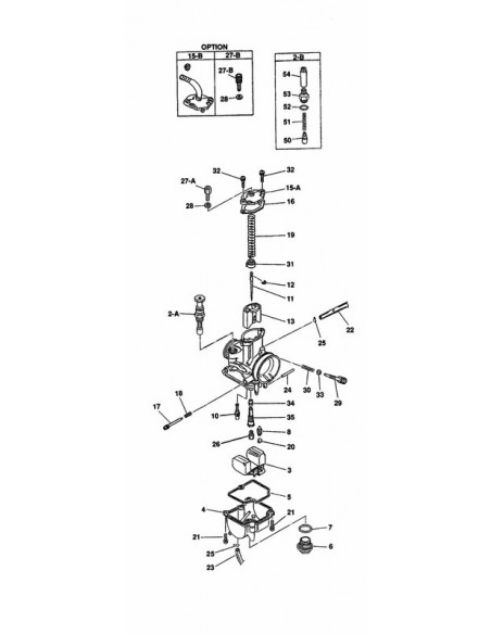 Carburateur KEIHIN PWK Standard Ø33mm