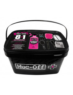 Kit de nettoyage moto 8 en 1 MUC-OFF 2