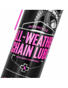 Lubrifiant chaîne MUC-OFF All Weather Chain Lube - spray 400ml X12