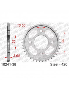 Couronne AFAM acier standard 10241 - 420 2