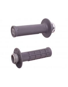 Revêtements ODI Micro-X Lock-On semi-gaufré - graphite/argent 2