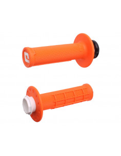Revêtements ODI Micro-X Lock-On semi-gaufré - orange/noir 2