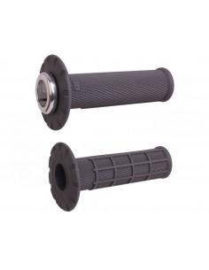 Revêtements universels ODI Lock-On semi-gaufré - graphite/argent 2