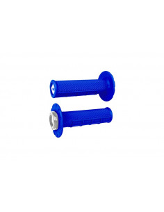 Rêvetements ODI ATV v2.1 Lock-On semi-gaufré - bleu/noir