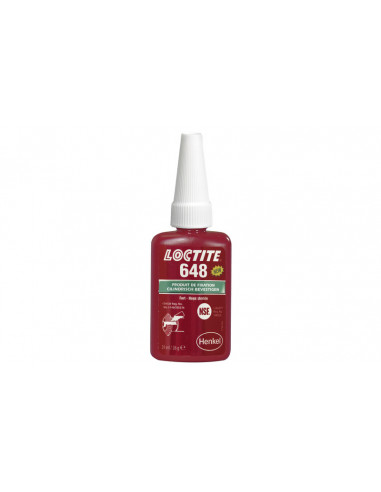 Fixation des emmanchements LOCTITE 648 - flacon 24ml