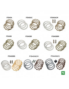 Kit disques garnis d'embrayage NEWFREN Pro Race 2