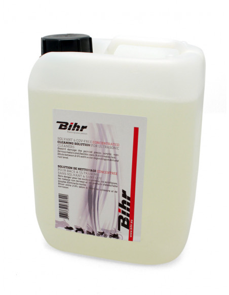 Solution de nettoyage concentrée sans solvant/COV - bacs à ultrason BIHR - 4x5L