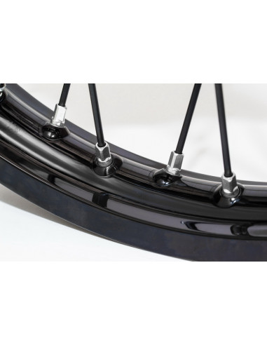 Jeu de têtes de rayons HAAN WHEELS - argent