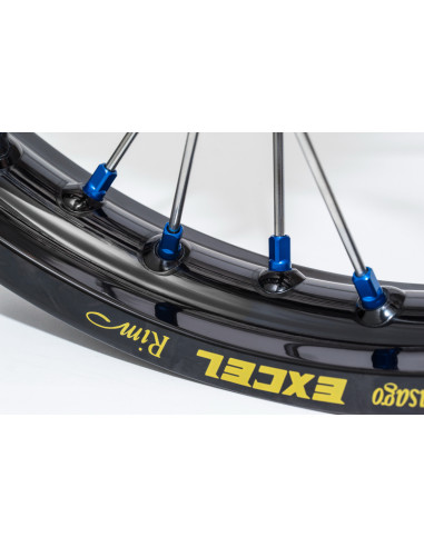 Jeu de têtes de rayons HAAN WHEELS - bleu