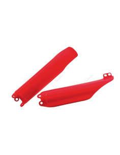 Protections de fourche RACETECH rouge Honda CRF450R/RX