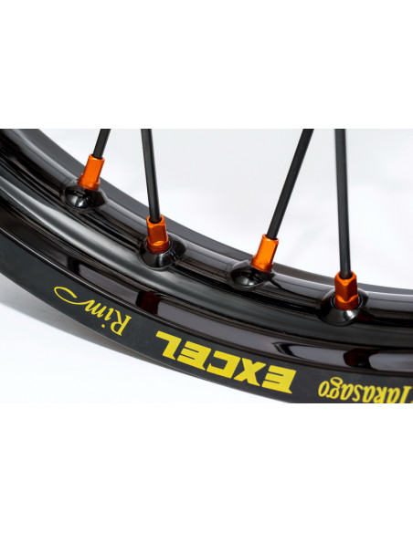 Jeu de têtes de rayons HAAN WHEELS - orange