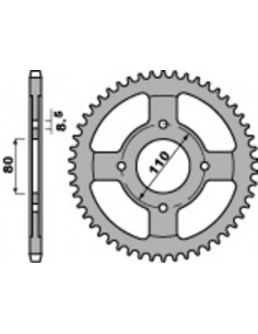 Couronne PBR acier C45 standard 4597 - 428