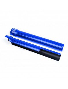 Protections de fourche S3 carbone/bleu 2