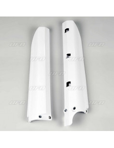 Protections de fourche UFO blanc Yamaha YZ85/85LW