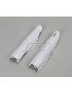 Protections de fourche UFO blanc Yamaha YZ250F/450F