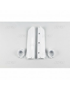 Protections de fourche UFO blanc Yamaha