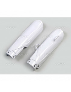 Protection de fourche UFO blanc Yamaha YZ85