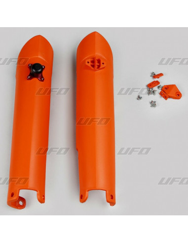 Protections de fourche UFO orange KTM