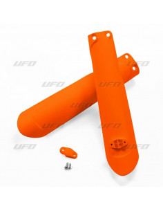 Protections de fourche UFO orange KTM