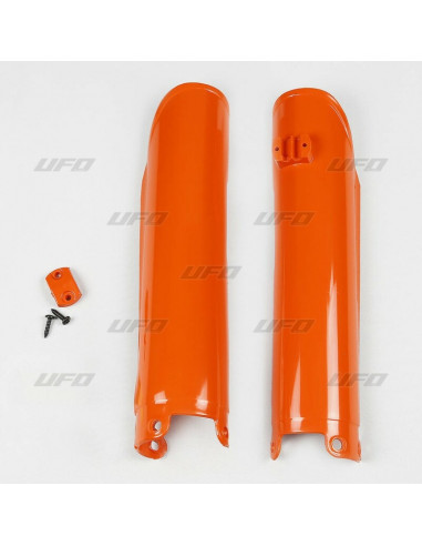 Protections de fourche UFO orange KTM