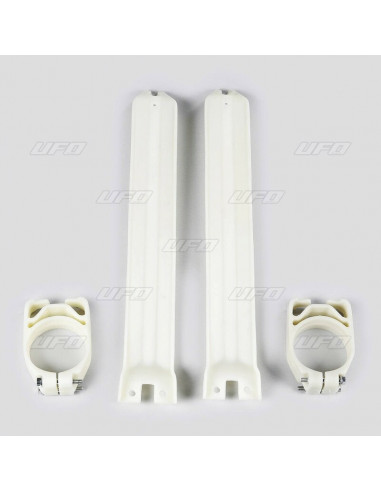 Protections de fourche UFO translucide Kawasaki KX