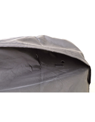 Housse de protection extérieur VECTOR coton noir - Moto / Scooter avec Top case et bulle haute - M