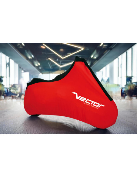 Housse de protection intérieur VECTOR rouge - moto / scooter - L