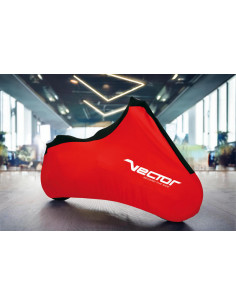 Housse de protection intérieur VECTOR rouge  - moto / scooter - XL 2
