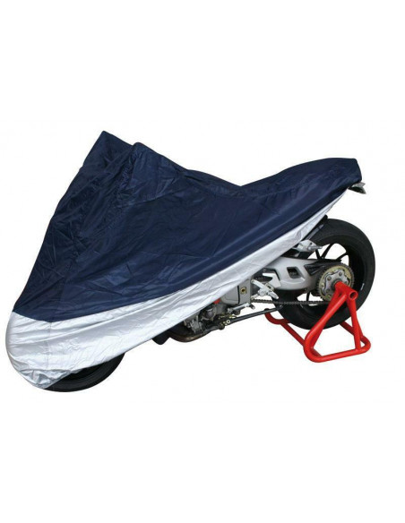 Housse de protection extérieur VECTOR bleu/argent - moto / scooter - L