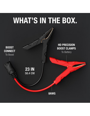 Pinces de batteries NOCO HD Precision