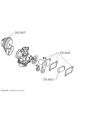 Kit carburateur POLINI ø21