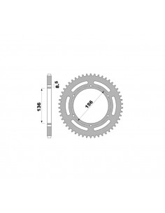 Couronne PBR aluminium ultra-light 4726 - 420