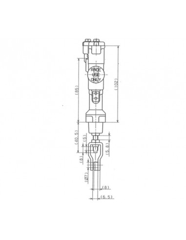 Maître-cylindre de frein arrière NISSIN