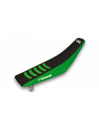 Housse de selle BLACKBIRD Double Grip 3 noir/vert Kawasaki KX250F KX450F