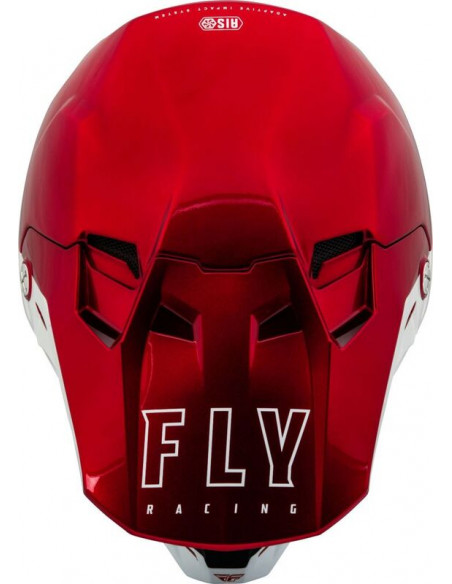 Casque FLY RACING Formula CC Centrum Rouge Metallic/Blanc M