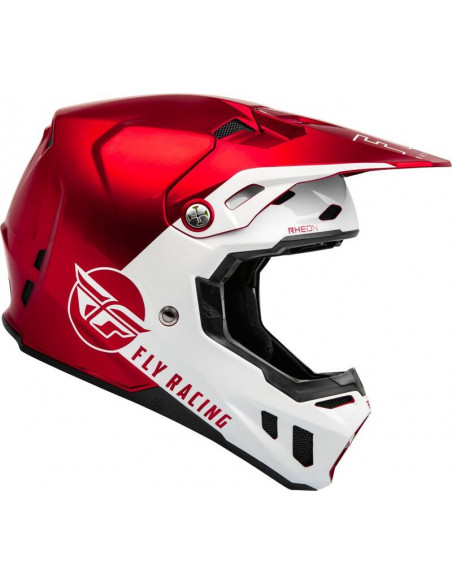Casque FLY RACING Formula CC Centrum Rouge Metallic/Blanc M