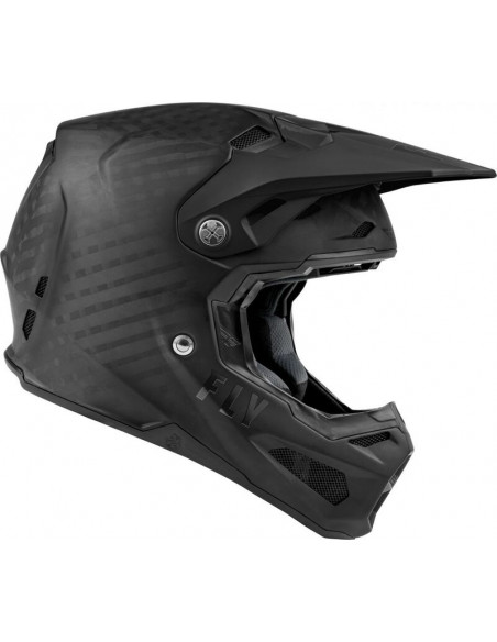 Casque enfant FLY RACING Formula Carbon Tracer - Matte Black Carbon
