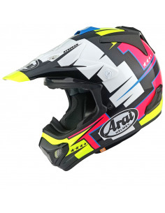 Casque ARAI MX-V EVO Battle - Jaune