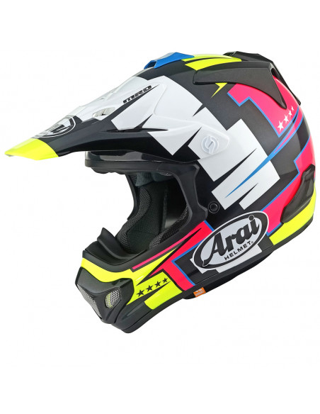 Casque ARAI MX-V EVO Battle - Jaune