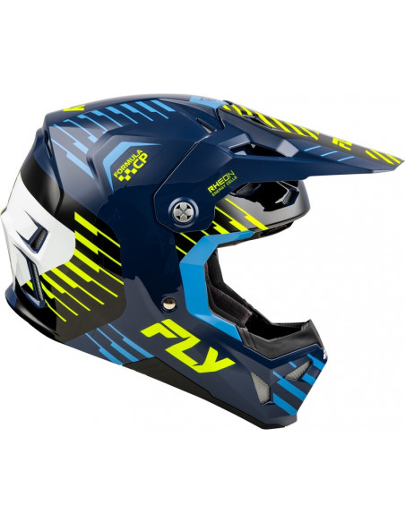 Casque FLY RACING Formula CP Slice - Navy/Hi-Vis/blanc