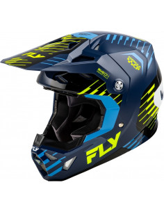 Casque FLY RACING Formula CP Slice - Navy/Hi-Vis/blanc 2