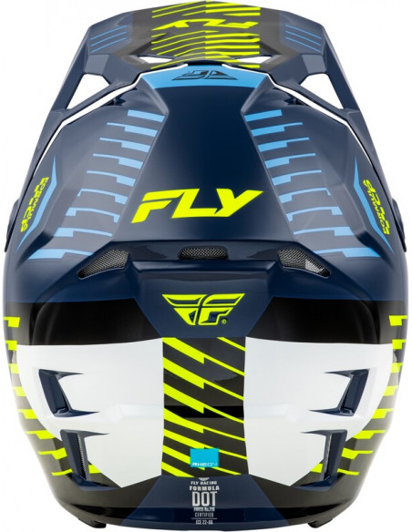 Casque FLY RACING Formula CP Slice - Navy/Hi-Vis/blanc