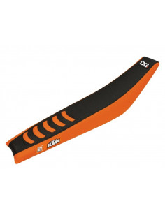 Housse de selle BLACKBIRD Double Grip 3 orange/noir KTM SX85